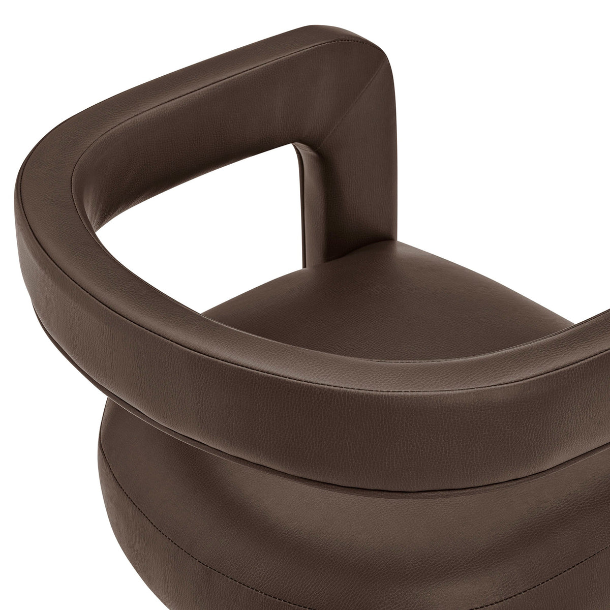 Chaise de salle à manger en cuir vegan Winslow Premium