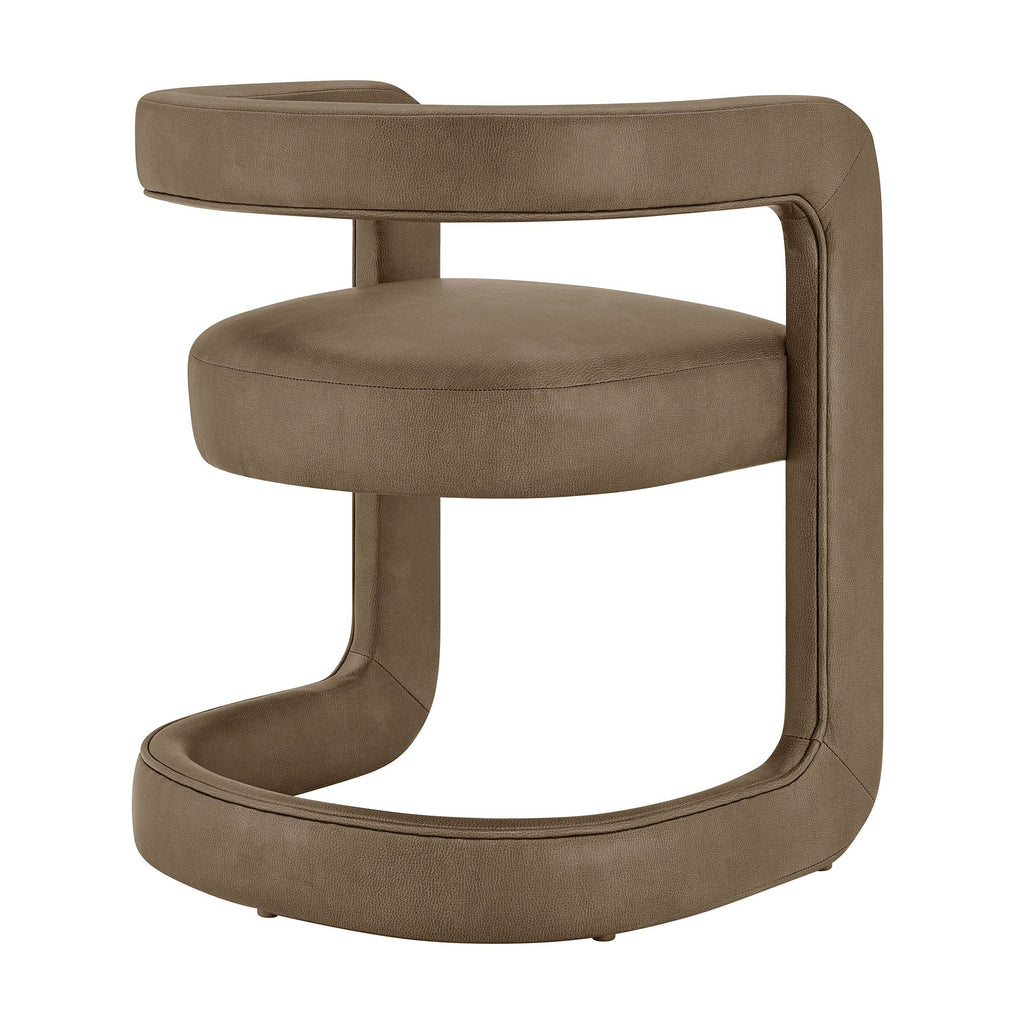 Chaise de salle à manger en cuir vegan Winslow Premium