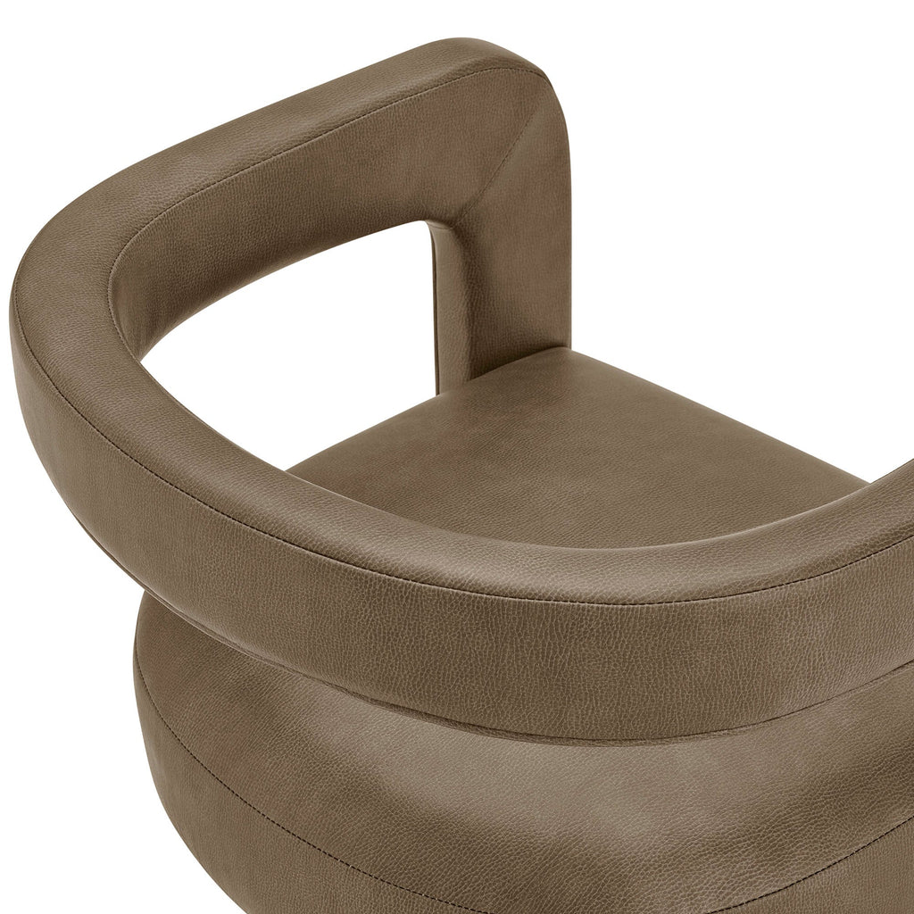 Chaise de salle à manger en cuir vegan Winslow Premium