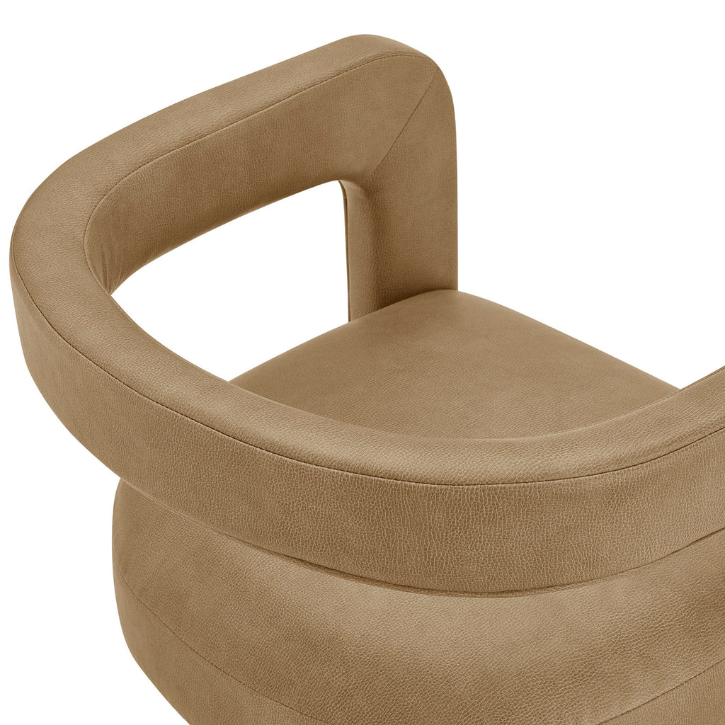 Chaise de salle à manger en cuir vegan Winslow Premium