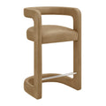 Tabouret de comptoir Winslow en cuir végan de qualité supérieure