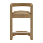 Tabouret de comptoir Winslow en cuir végan de qualité supérieure