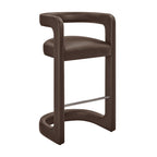 Winslow – Lot de 2 tabourets de bar en similicuir végétalien de qualité supérieure