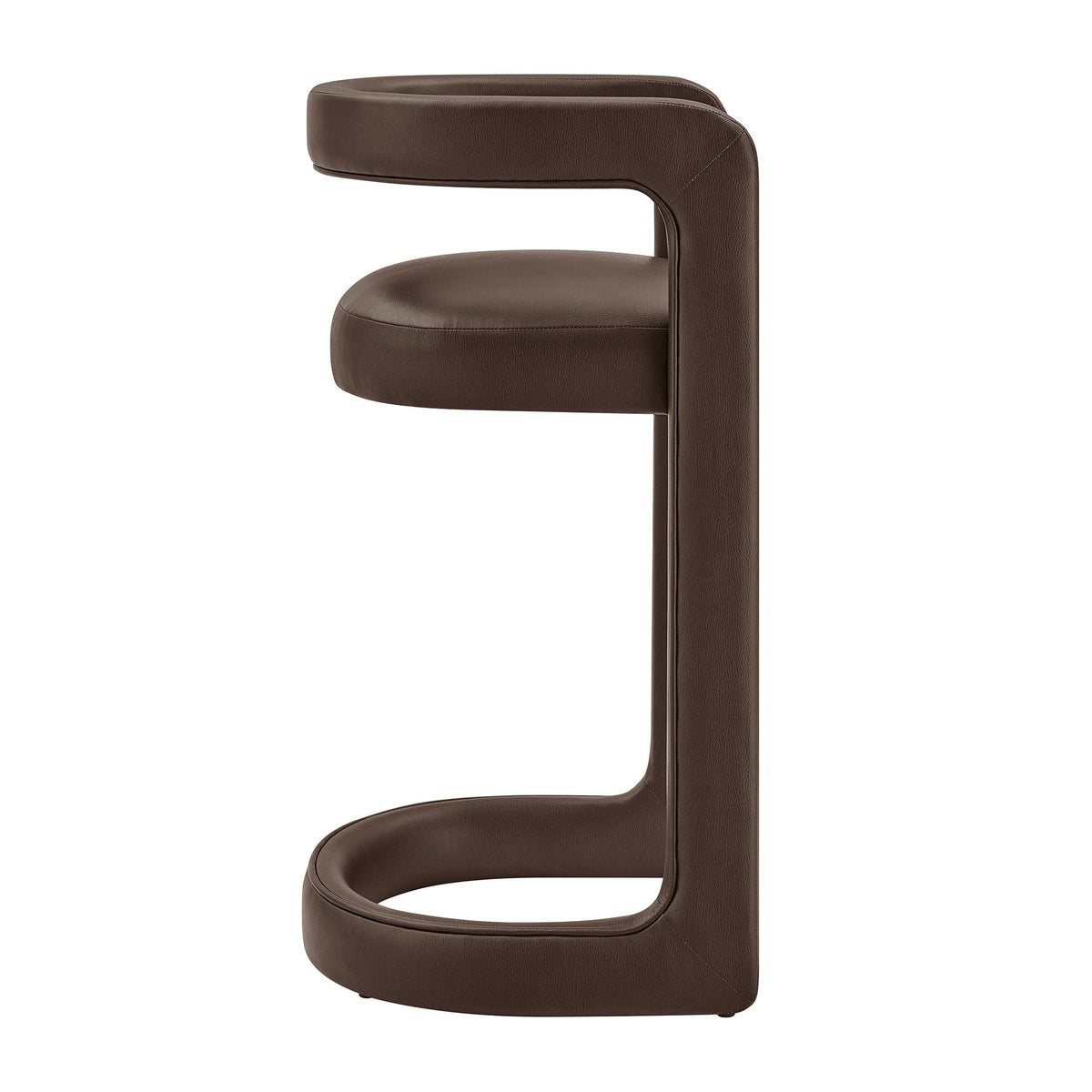 Winslow – Lot de 2 tabourets de bar en similicuir végétalien de qualité supérieure