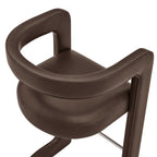 Winslow – Lot de 2 tabourets de bar en similicuir végétalien de qualité supérieure