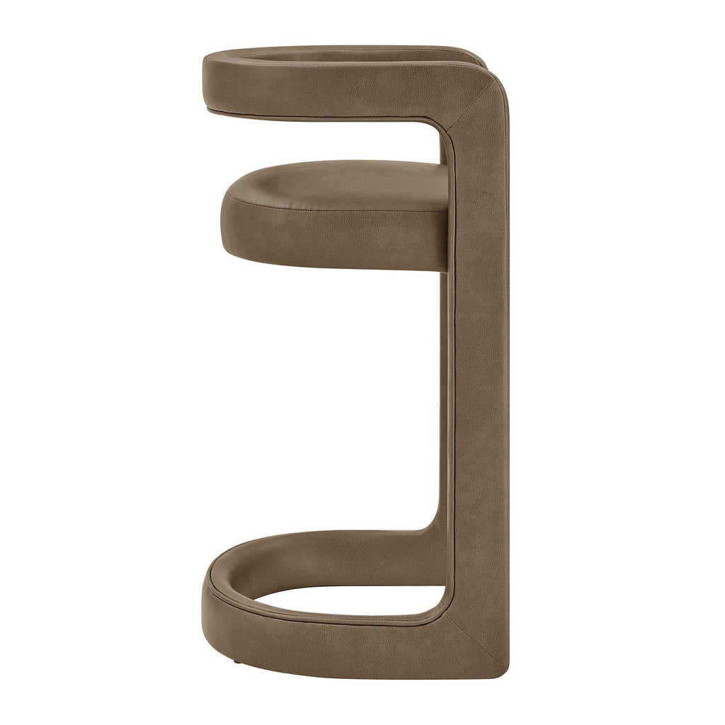 Winslow – Lot de 2 tabourets de bar en similicuir végétalien de qualité supérieure