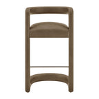 Winslow – Lot de 2 tabourets de bar en similicuir végétalien de qualité supérieure