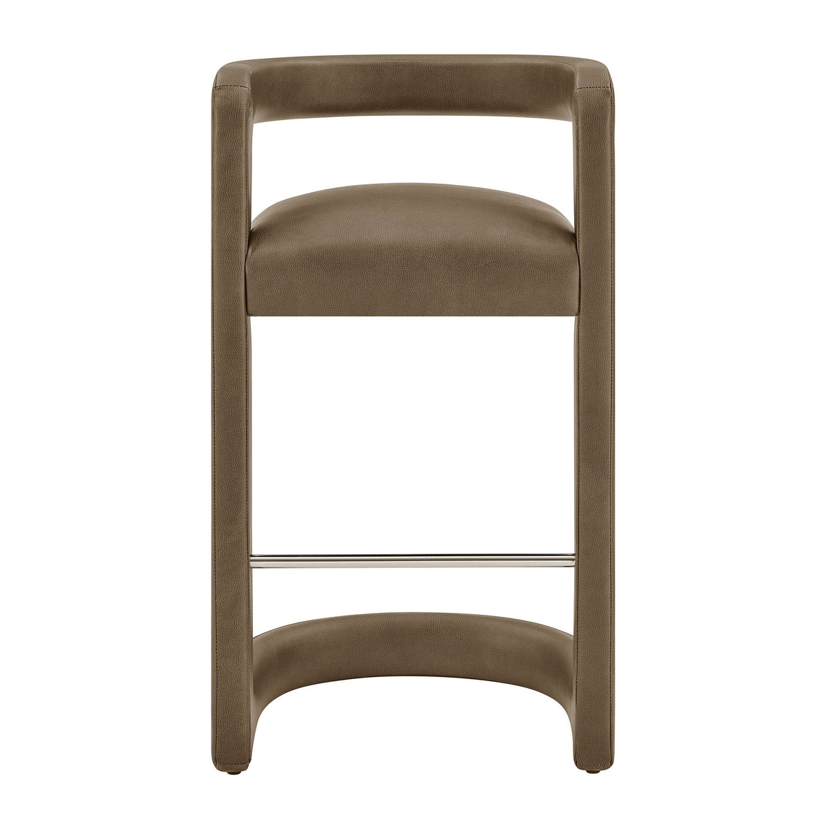 Winslow – Lot de 2 tabourets de bar en similicuir végétalien de qualité supérieure