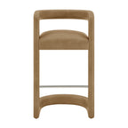 Winslow – Lot de 2 tabourets de bar en similicuir végétalien de qualité supérieure