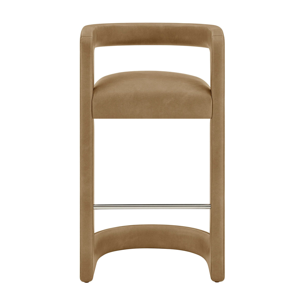 Winslow – Lot de 2 tabourets de bar en similicuir végétalien de qualité supérieure