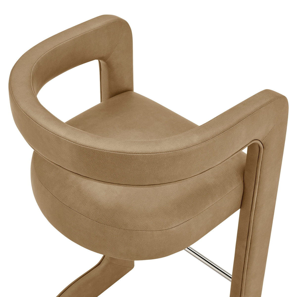Winslow – Lot de 2 tabourets de bar en similicuir végétalien de qualité supérieure