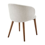 Lot de 2 chaises de salle à manger Anelle rembourrées en tissu