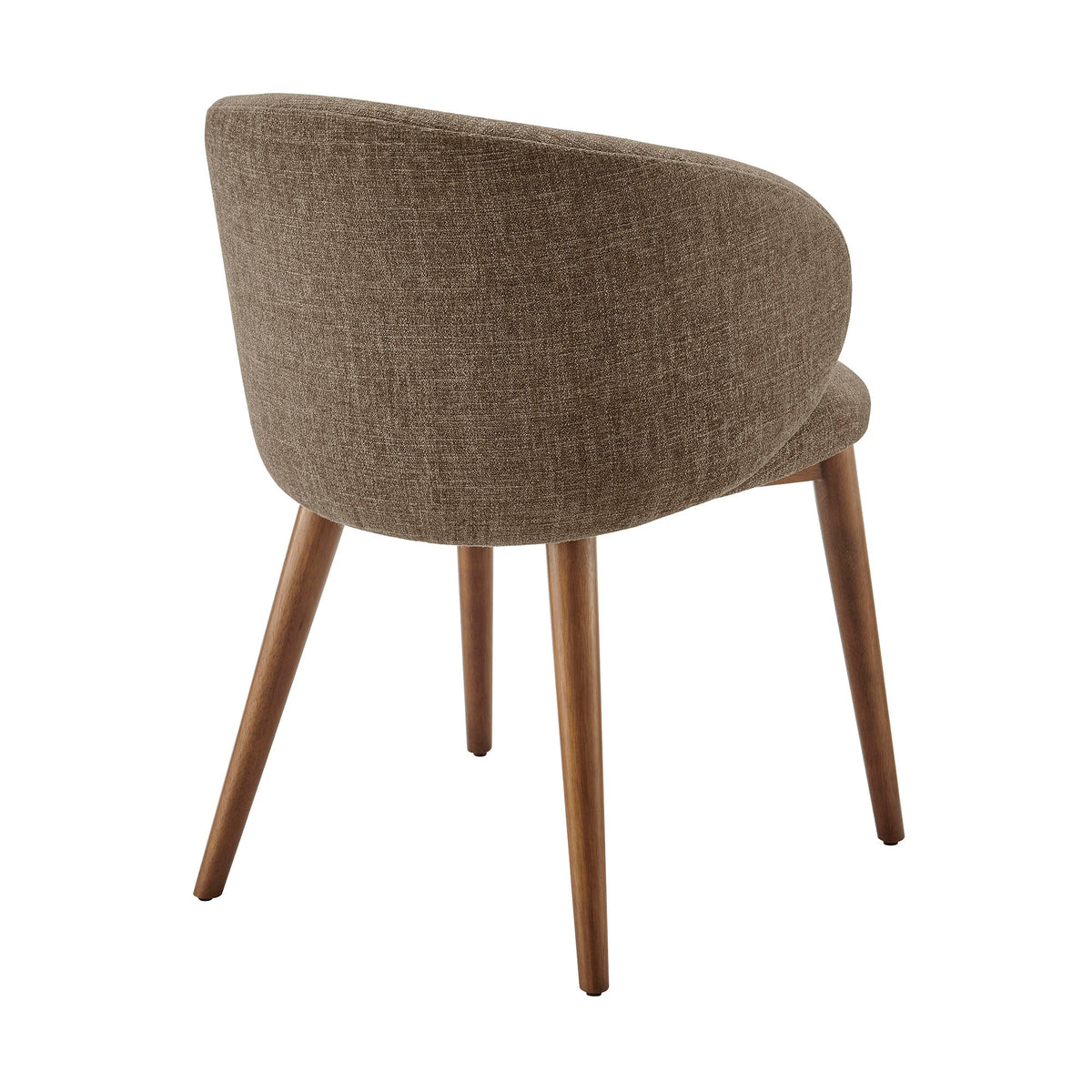 Lot de 2 chaises de salle à manger Anelle rembourrées en tissu