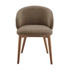Lot de 2 chaises de salle à manger Anelle rembourrées en tissu