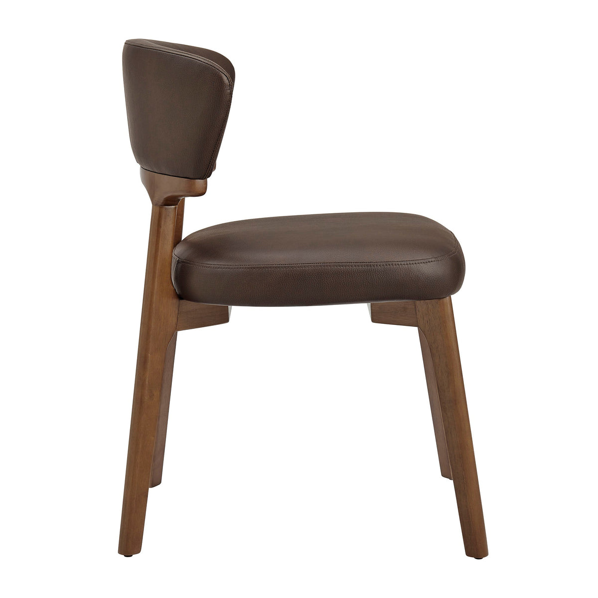 Lot de 2 chaises de salle à manger Daphne en cuir végétalien