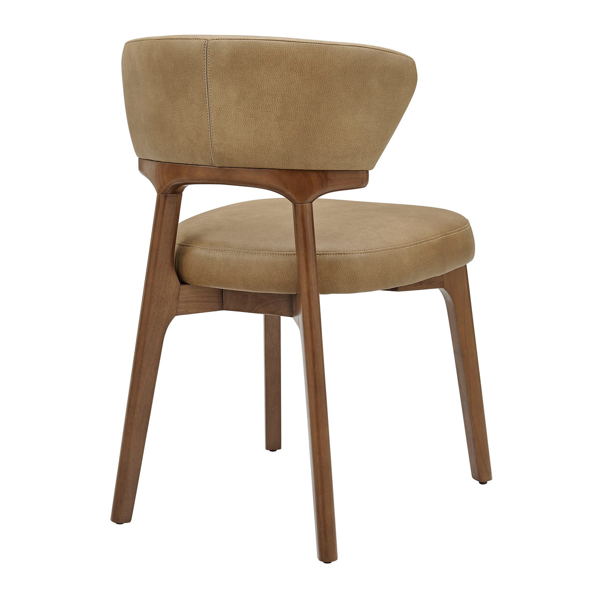 Lot de 2 chaises de salle à manger Daphne en cuir végétalien
