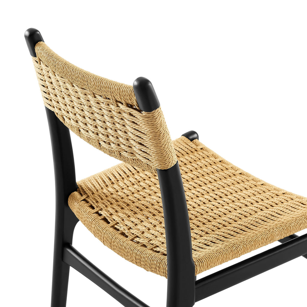 Chaise de salle à manger Wynn Rope and Wood