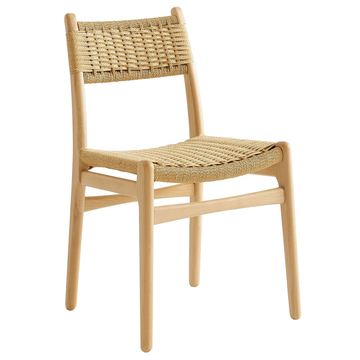 Chaise de salle à manger Wynn Rope and Wood