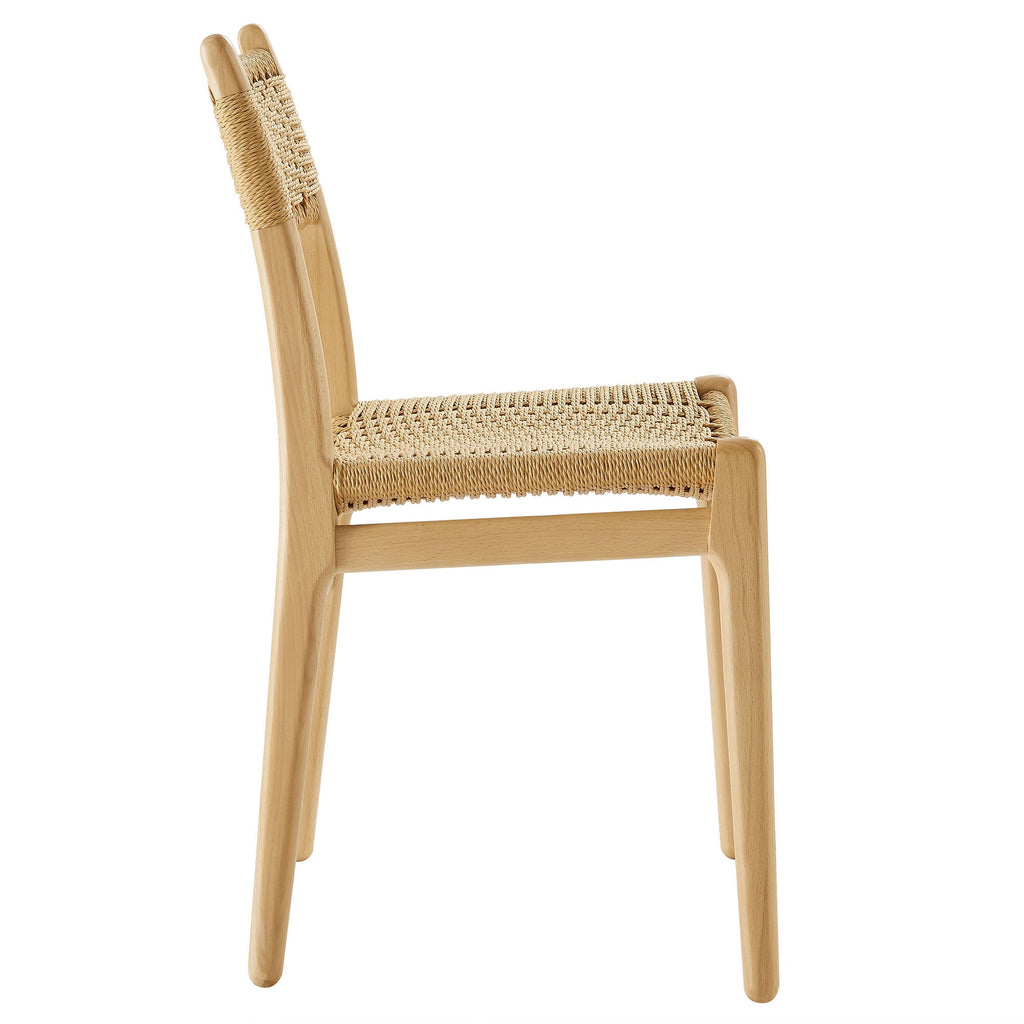 Chaise de salle à manger Wynn Rope and Wood