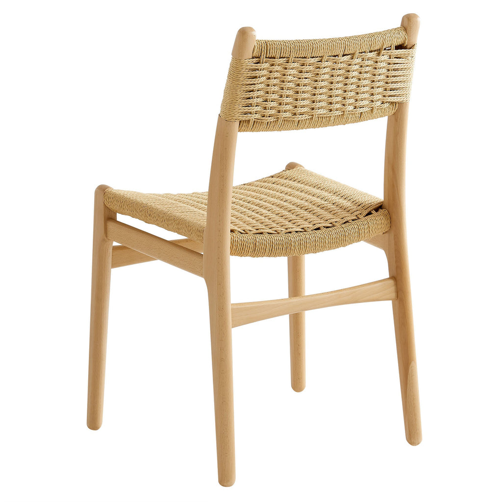 Chaise de salle à manger Wynn Rope and Wood