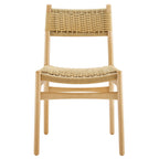 Chaise de salle à manger Wynn Rope and Wood
