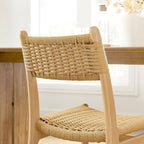 Chaise de salle à manger Wynn Rope and Wood
