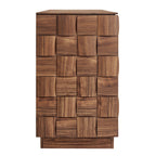 Buffet à quatre portes Duskin de 173 cm avec motif géométrique en blocs