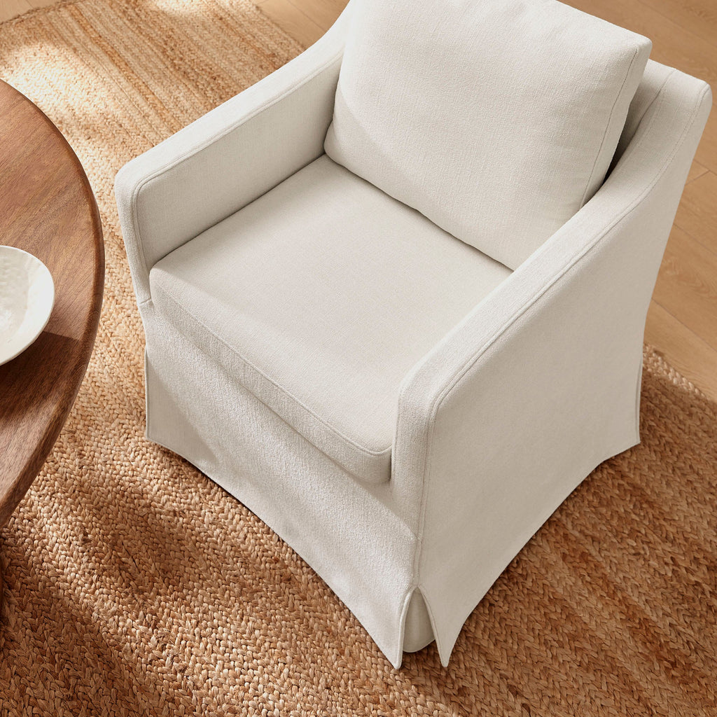 Fauteuil de salle à manger déhoussable en tissu haute performance Serene