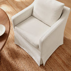 Fauteuil de salle à manger déhoussable en tissu haute performance Serene