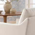 Fauteuil de salle à manger déhoussable en tissu haute performance Serene