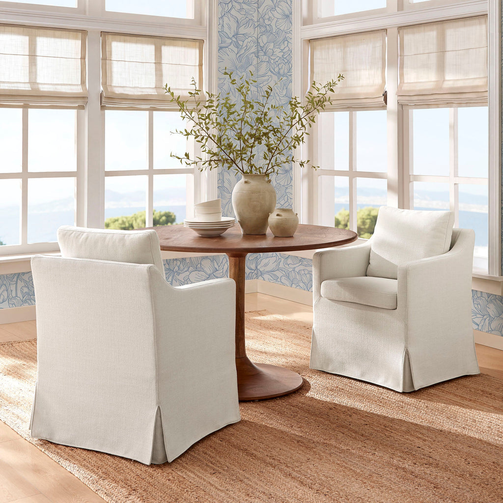 Fauteuil de salle à manger déhoussable en tissu haute performance Serene
