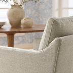 Fauteuil de salle à manger déhoussable en tissu haute performance Serene