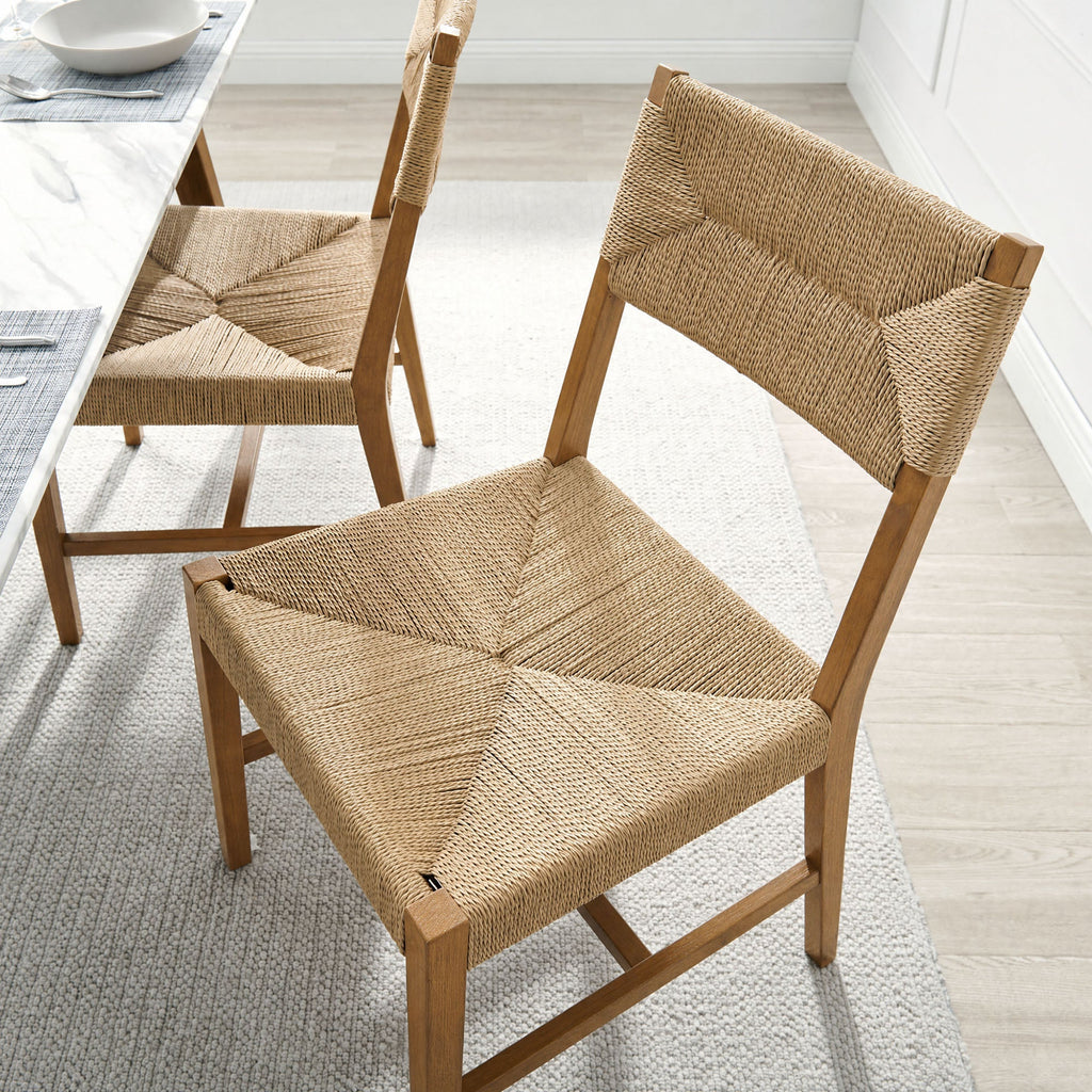 Lot de 2 chaises de salle à manger Bodie en bois