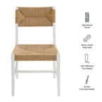Lot de 2 chaises de salle à manger Bodie en bois
