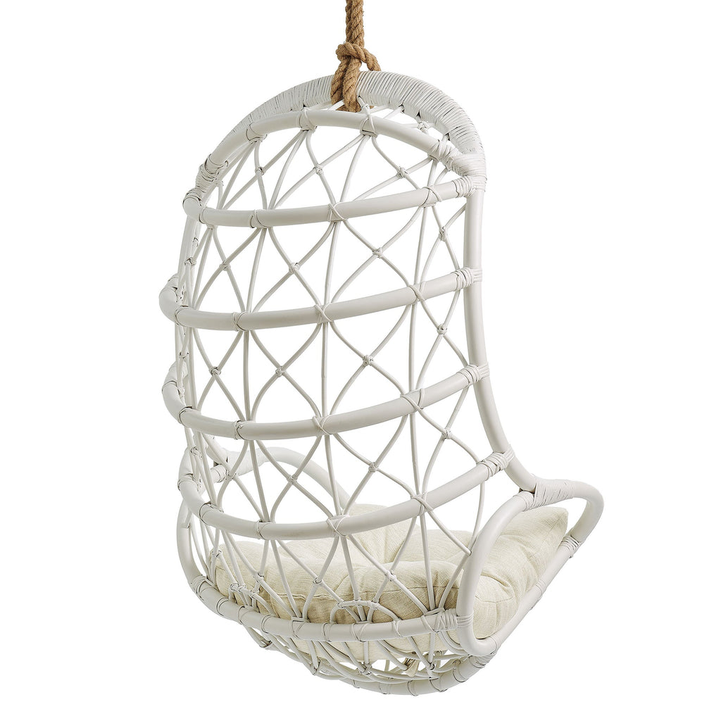 Chaise suspendue en rotin naturel Tamarin