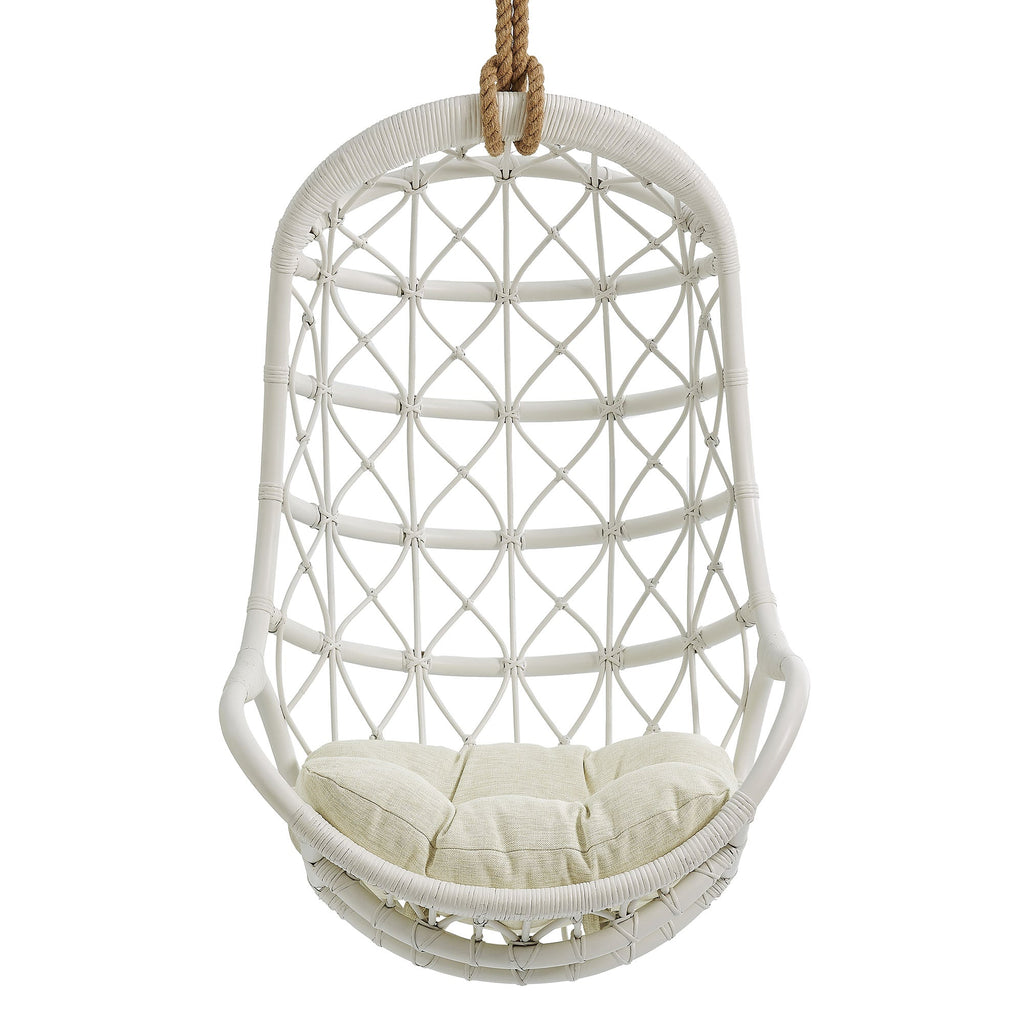 Chaise suspendue en rotin naturel Tamarin