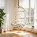 Chaise suspendue en rotin naturel Tamarin