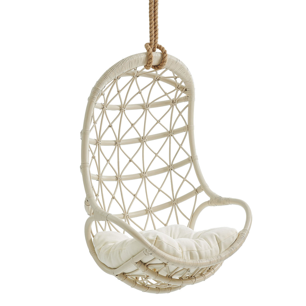 Chaise suspendue en rotin naturel Tamarin