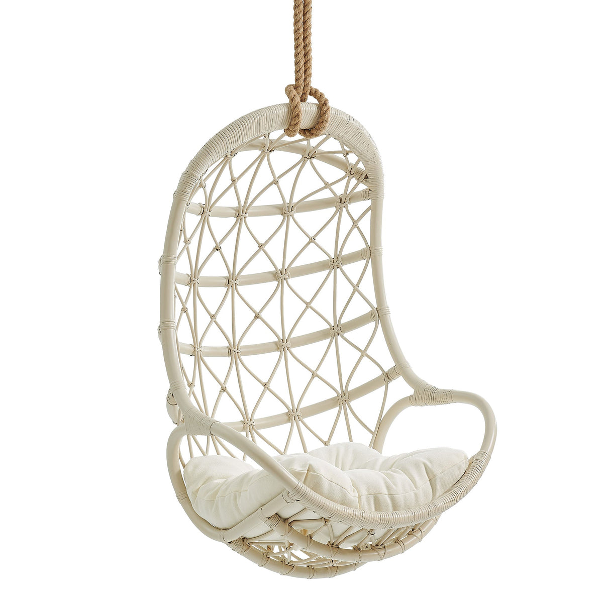 Chaise suspendue en rotin naturel Tamarin