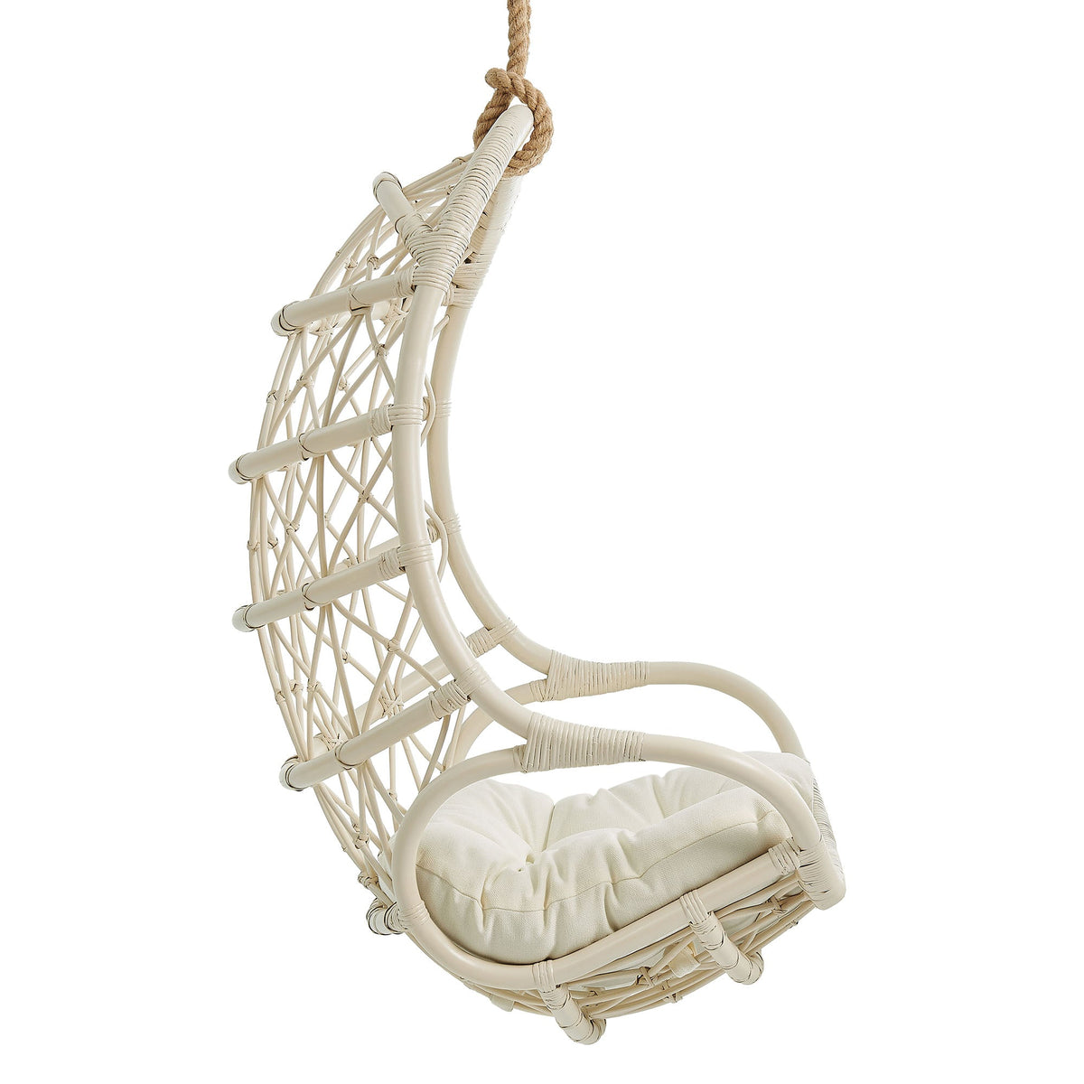 Chaise suspendue en rotin naturel Tamarin