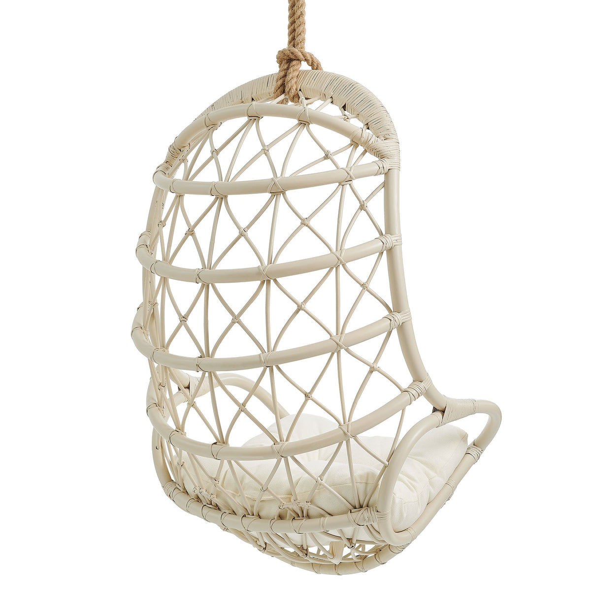 Chaise suspendue en rotin naturel Tamarin