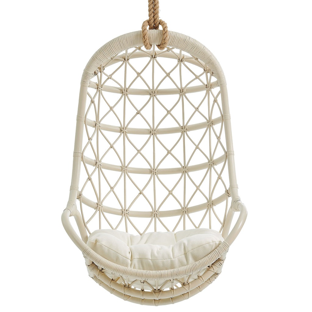 Chaise suspendue en rotin naturel Tamarin