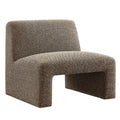 Fauteuil d'appoint sans accoudoirs Amita Lattice Boucle