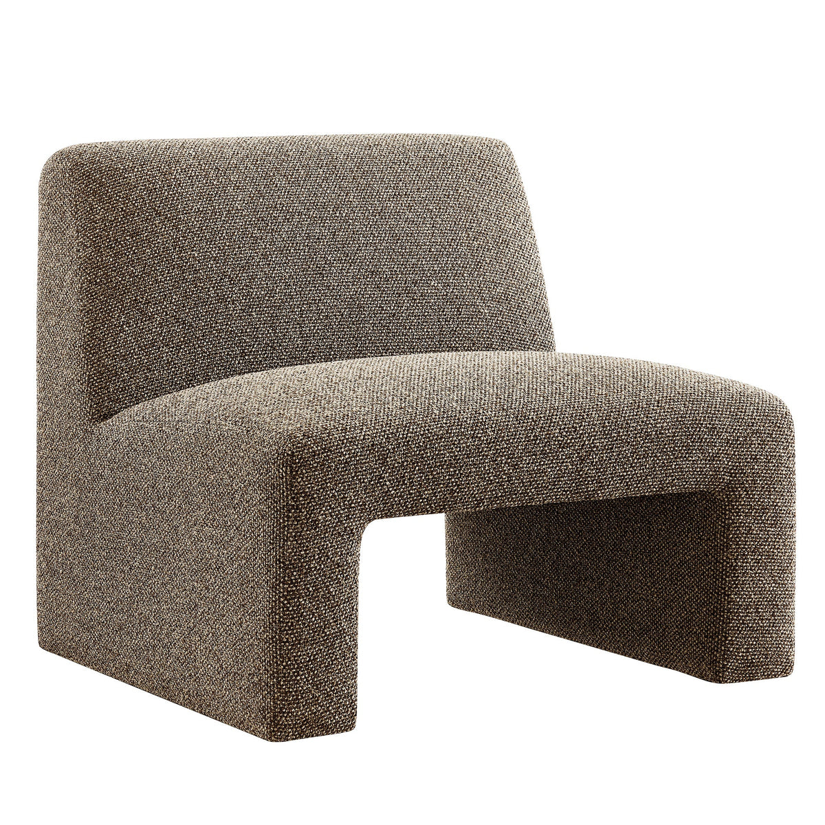 Fauteuil d'appoint sans accoudoirs Amita Lattice Boucle