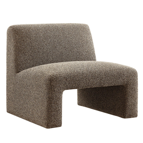 Fauteuil d'appoint sans accoudoirs Amita Lattice Boucle