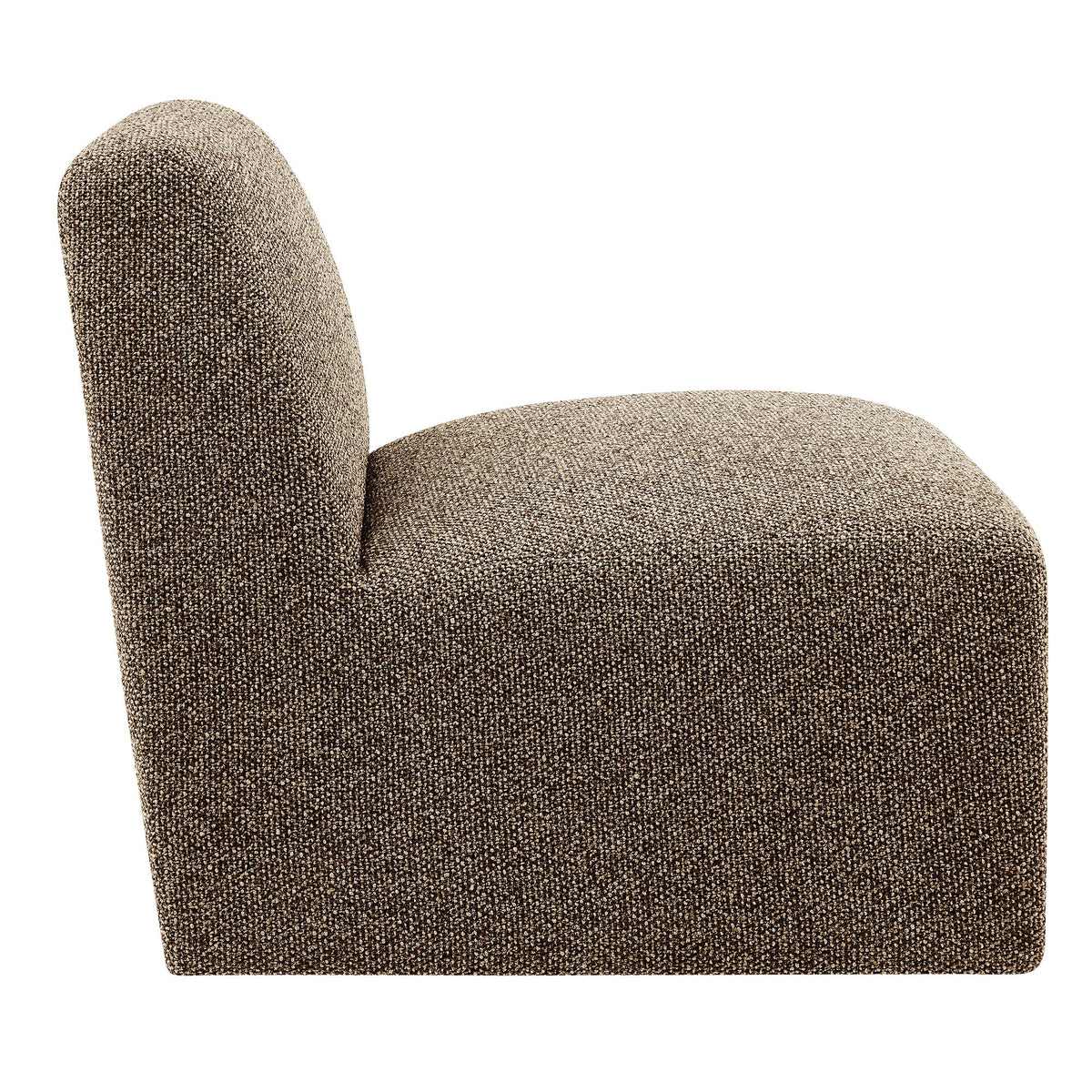 Fauteuil d'appoint sans accoudoirs Amita Lattice Boucle
