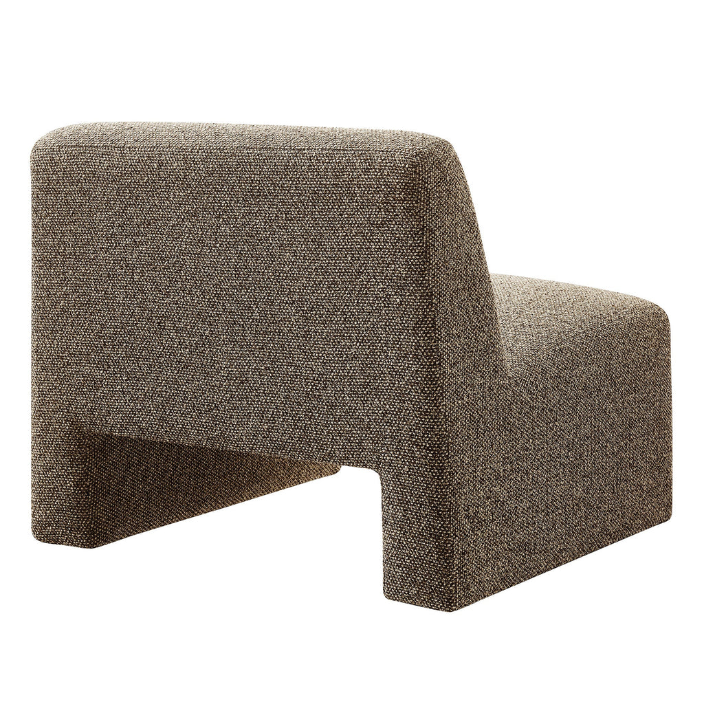 Fauteuil d'appoint sans accoudoirs Amita Lattice Boucle