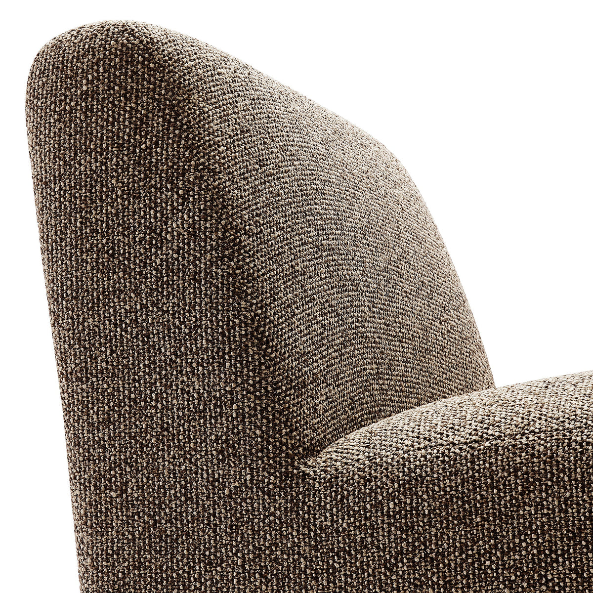 Fauteuil d'appoint sans accoudoirs Amita Lattice Boucle