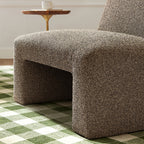 Fauteuil d'appoint sans accoudoirs Amita Lattice Boucle