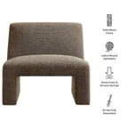 Fauteuil d'appoint sans accoudoirs Amita Lattice Boucle